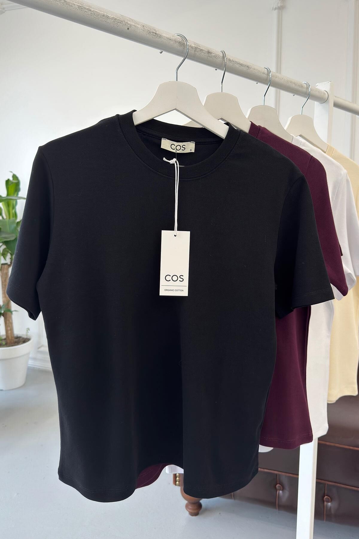 KISA KOL ORJ. BASIC T-SHIRT - SİYAH