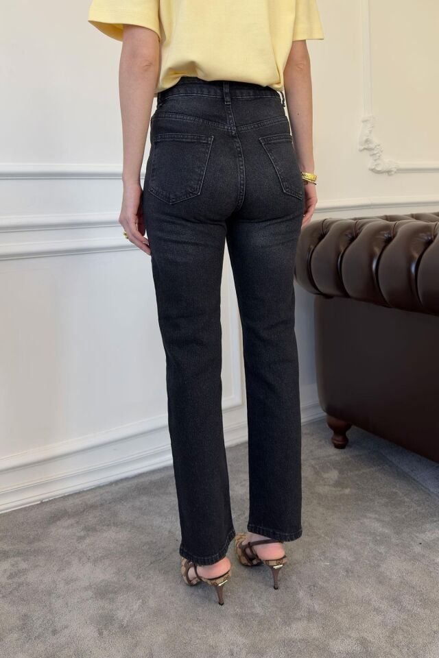 ZİNCİR DETAY PREMIUM JEAN PANTOLON - GRİ