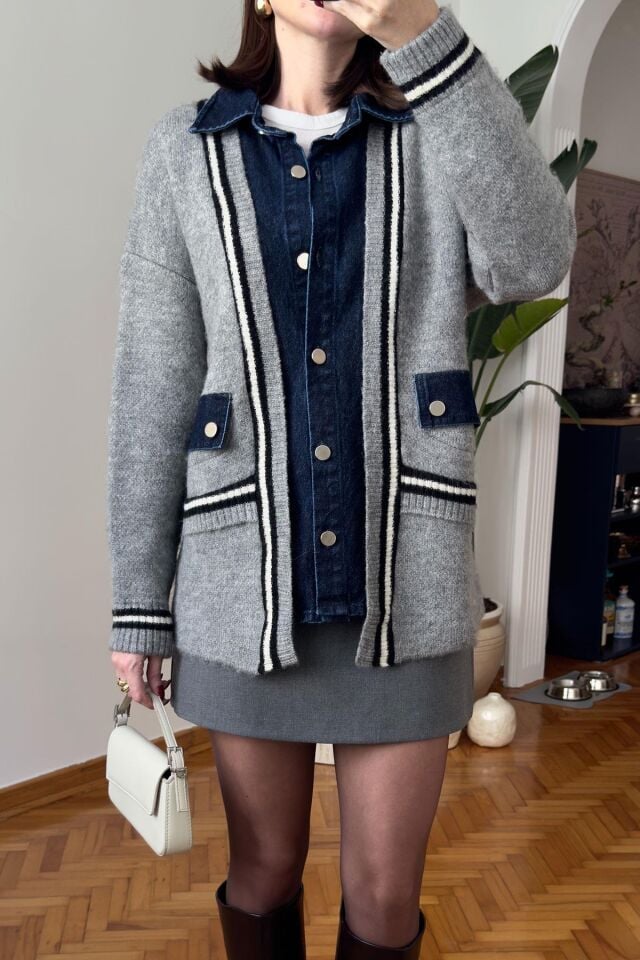 DENİM DETAY PREMIUM HIRKA