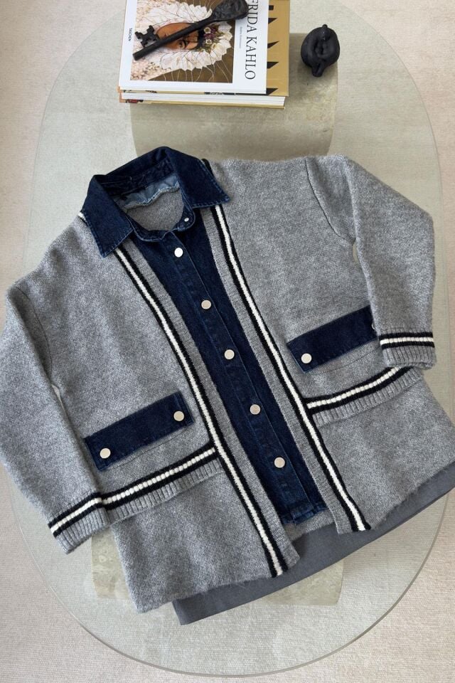 DENİM DETAY PREMIUM HIRKA