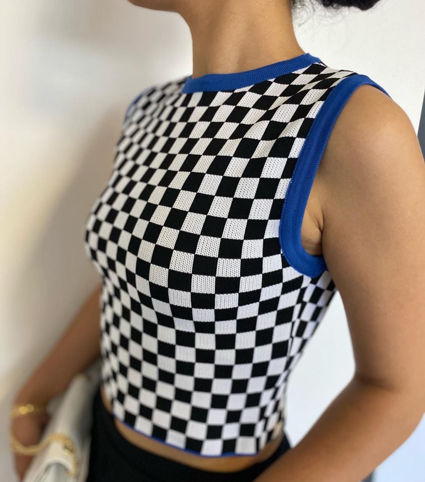 KARELİ SÜVETER - MAVİ