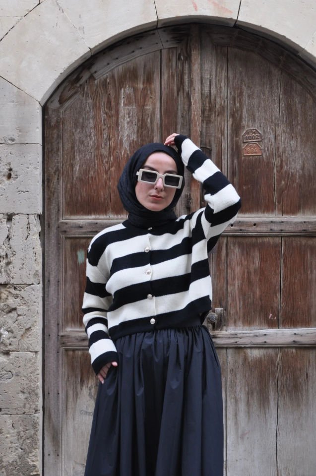 BALON MODEL PARAŞÜT KUMAŞ ETEK-SİYAH