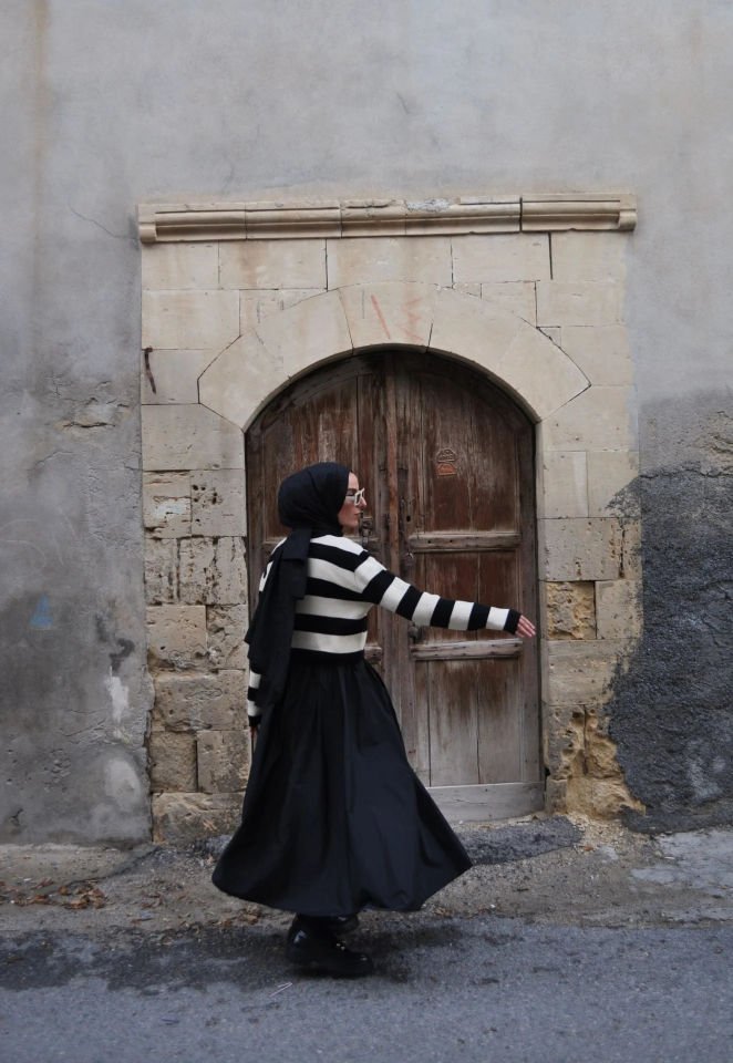 BALON MODEL PARAŞÜT KUMAŞ ETEK-SİYAH