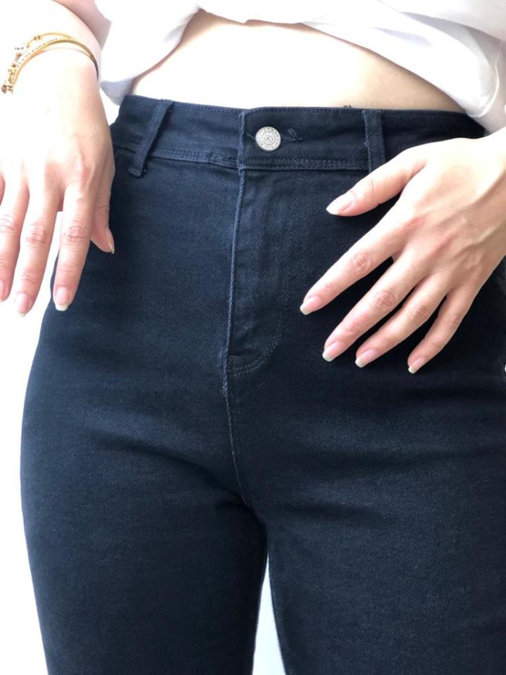 SİYAH MOM JEAN