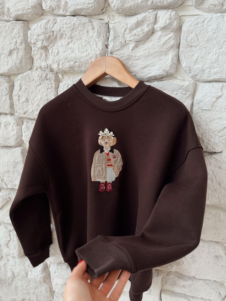 BONY SWEATSHIRT - KAHVERENGİ