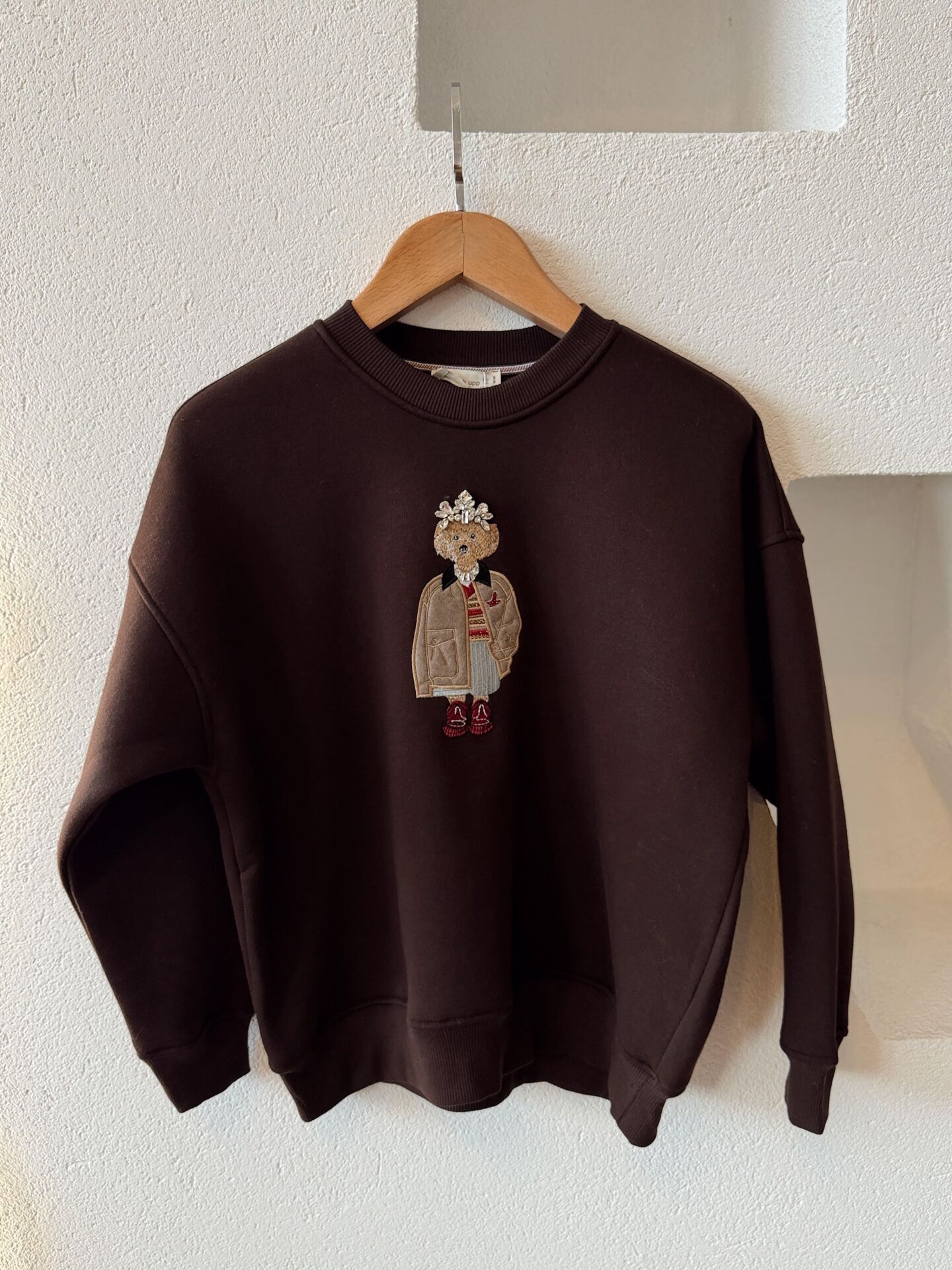 BONY SWEATSHIRT - KAHVERENGİ