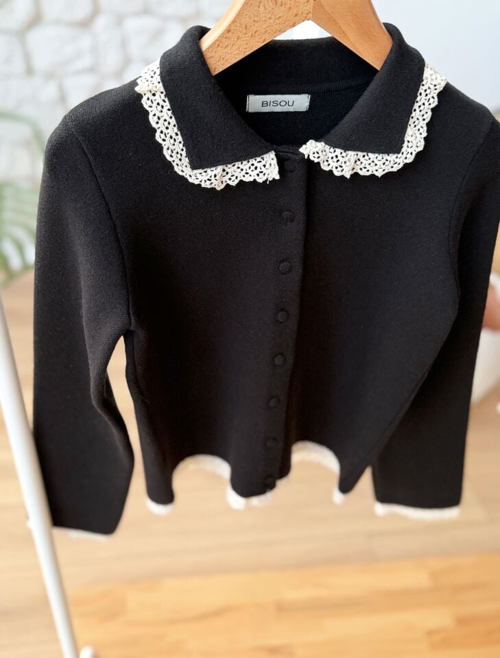 BEJ FİSTOLU HIRKA - SİYAH