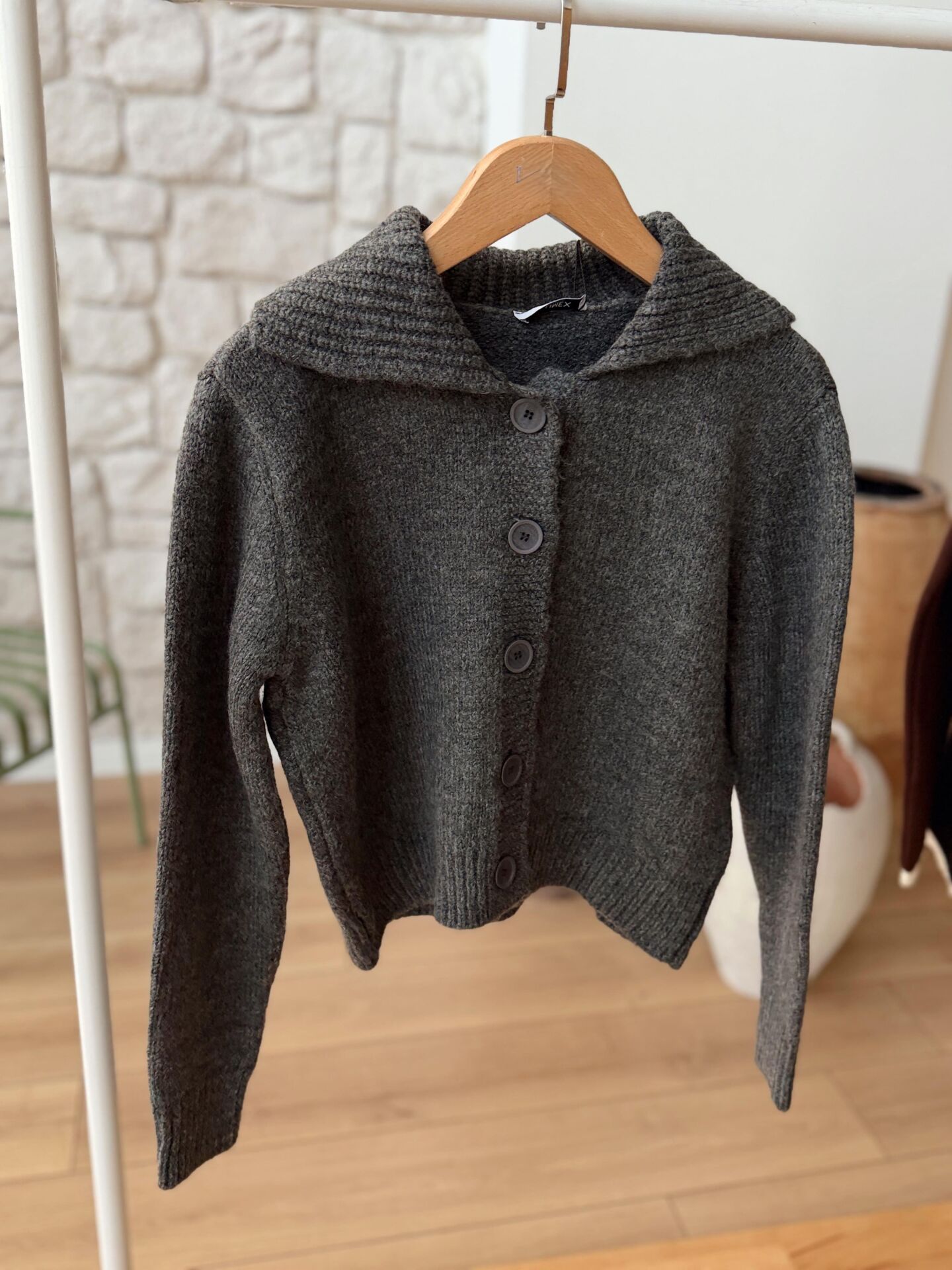 GENİŞ YAKA HIRKA - ANTRASİT