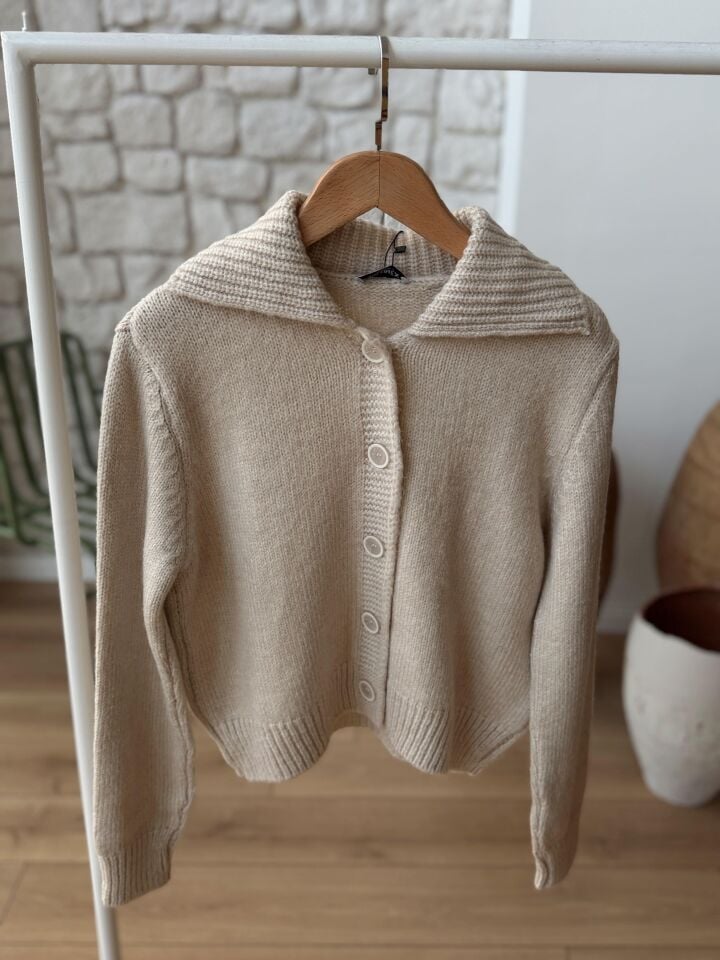 GENİŞ YAKA HIRKA - EKRU