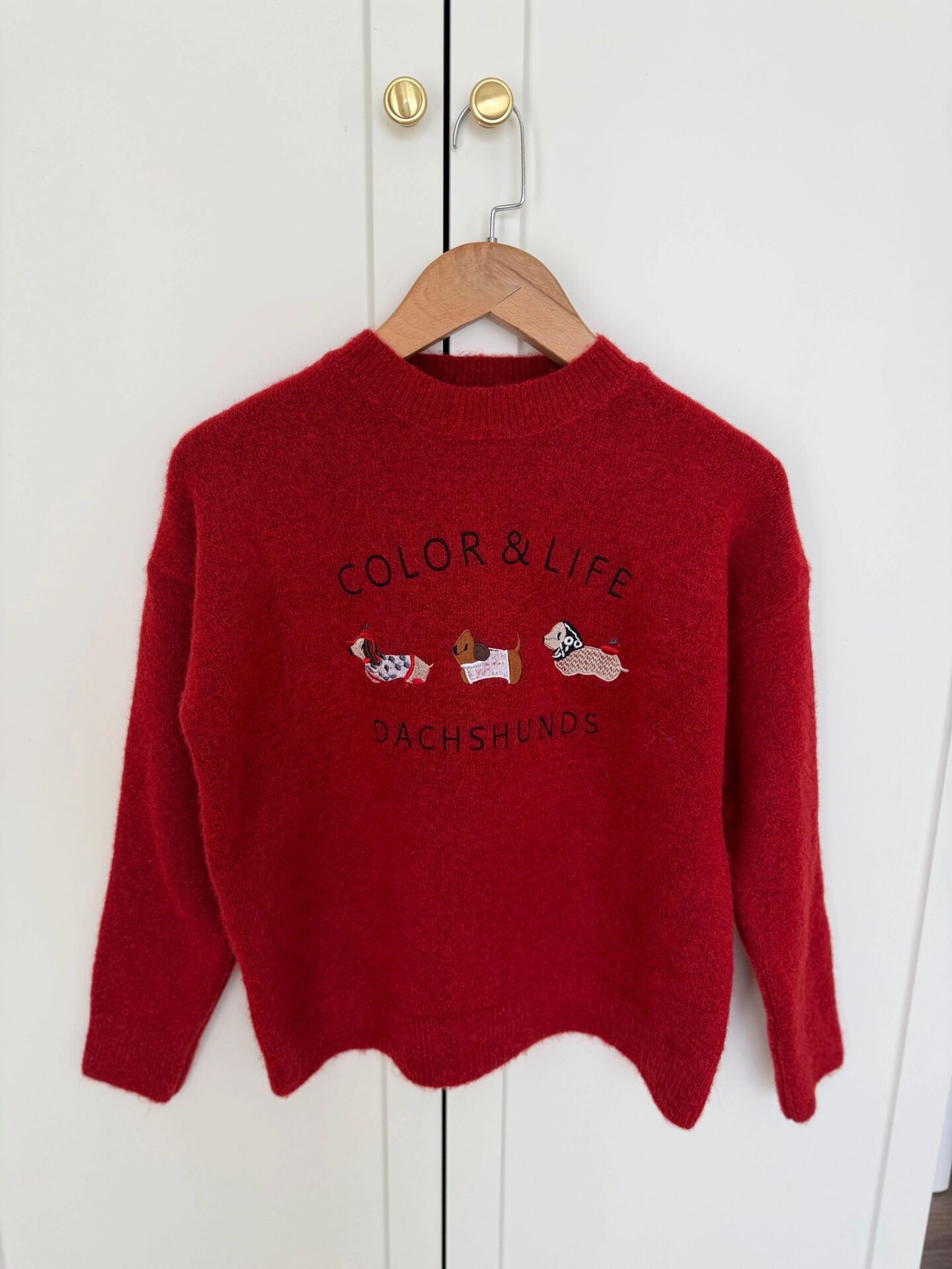 COLOR & LIFE NAKIŞLI TRİKO - KIRMIZI