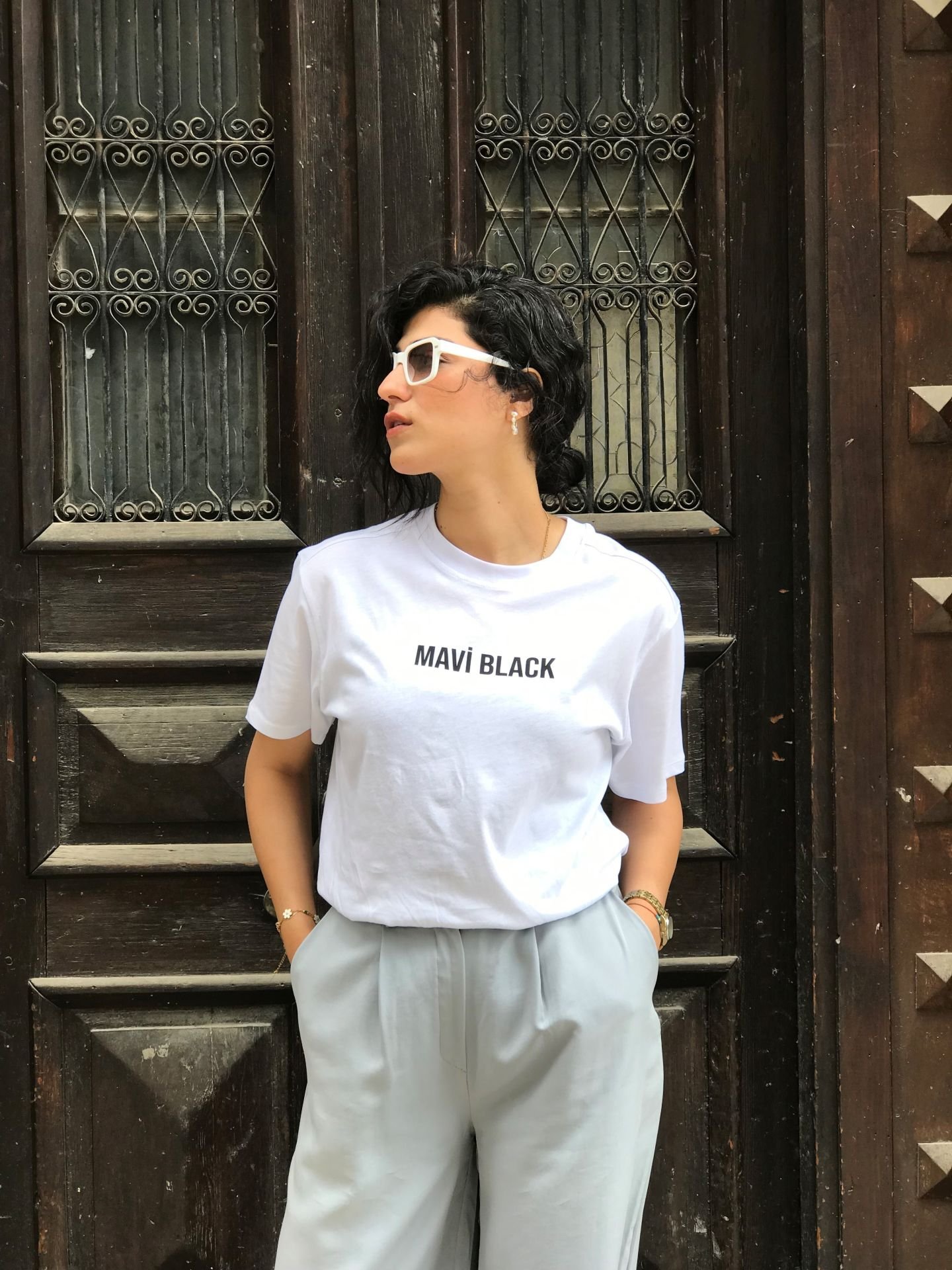 MV BEYAZ BASIC TSHIRT UNISEX