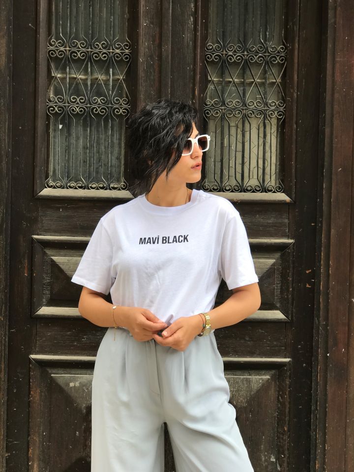 MV BEYAZ BASIC TSHIRT UNISEX