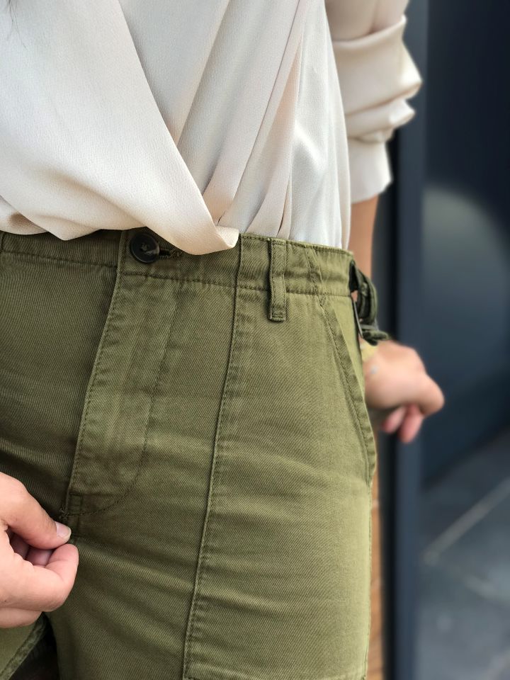 HAKİ YEŞİLİ KARGO PANTOLON