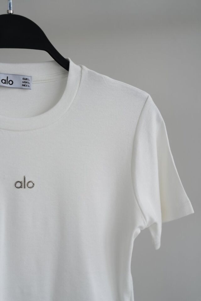 BASIC CROP T-SHIRT - BEYAZ