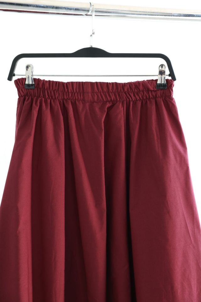 PARAŞÜT KUMAŞ BALON ETEK - BORDO