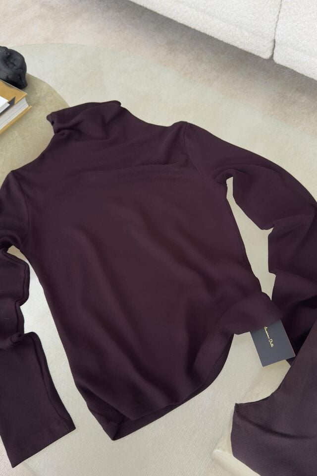 BALIKÇI YAKA PREMIUM ORJ. KAZAK - KAHVERENGİ